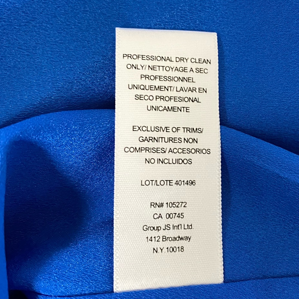 NWT* Halston One Shoulder Braided Strap Summer Chic Mini Dress in Wave Blue - Picture 10 of 11